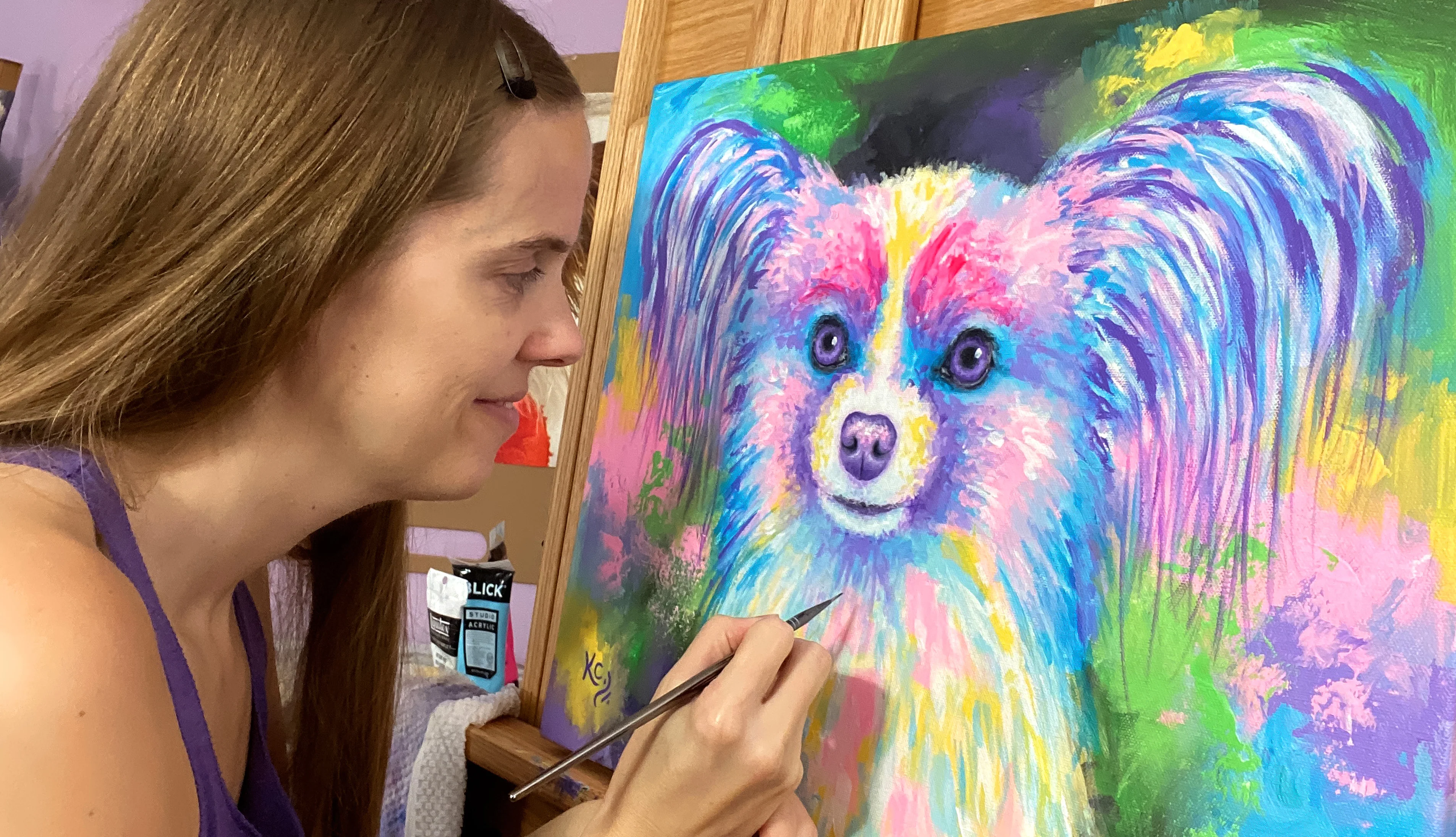 Vibrant Art for Animal Lovers